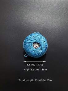 1 cuộn chỉ thêu chữ thập màu trơn (chỉ ren cotton/chỉ dệt siêu mịn/màu ngẫu nhiên) - Nhiều màu - Xem 12