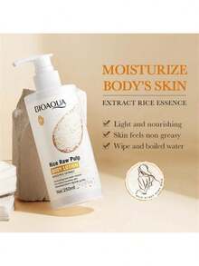 Rice Puree Body Lotion, Moisturizing Lotion, Hydrating Body Lotion, Genuine Milk, Moisturizing Rice Essence 250ML - White - View 1