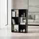 Ecommerc3 MOBLEKIT | Modular Wooden Shelves With Different Compartments And Door Options, Bookcases And Storage Furniture For Bedroom, Kitchen Or Entryway - Negro - 6 Comp | 61.2*29.7*91.2cm - View 2