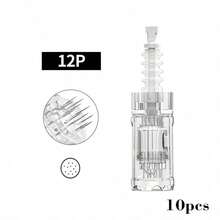 10Pcs 0.25MM Cartridges Microneedling Pen Needles 12/24/36/42 Pin Round Nano For Derma Pen A10 - 適用於 A10 筆 - 查看 9