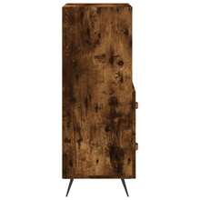 Buffet vidaXL Chêne fumé 34,5 x 34 x 90 cm Matériau à base de bois - Tabac - Voir 7