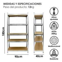 Utility Shelves - Silver - View 2