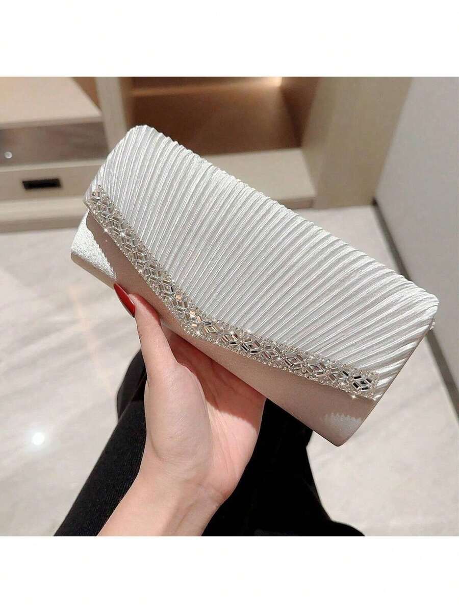 Women Evening Bags - فضي - مشاهدة 1
