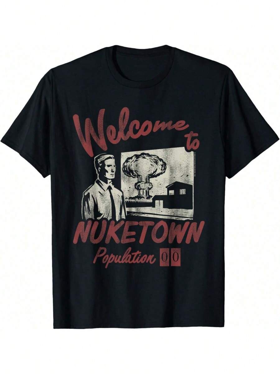Ripple Junction X Call Of Du Ty Welcome To Nuketown Gaming T-Shirt - Black - View 1