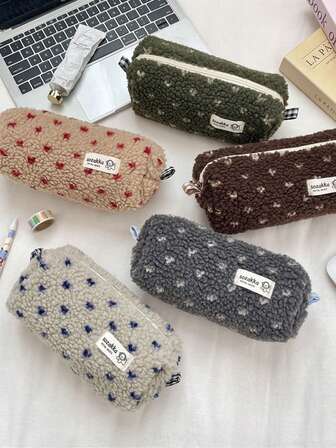 1 st liten sminkväska, förvaringsväska, sminkväska, necessär, söt sminkväska, sminkväska för resor, necessär, sminkförvaringsväska, bärbar förvaringsväska med stor kapacitet, present till damer liten sminkväska, förvaringsväska, sminkväska, necessär