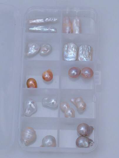 20pcs Natural Baroque Irregular Pearl Accessories For DIY Earrings, Necklaces, Bracelets, Pendants
