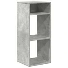Estantería vidaXL color hormigón gris, 34x31x80 cm, material a base de madera. - Gris - Ver 3