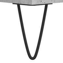 Armário de banheiro vidaXL cinza concreto 30x30x100 cm feito de madeira - Cinza - Ver 10