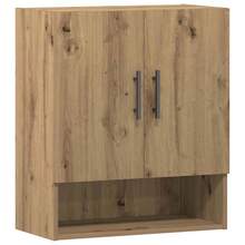 Armario de pared vidaXL, roble artesanal, 60x31x70 cm, material a base de madera. - Marrón - Ver 3