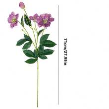 Flores artificiales, coloridas ramas artificiales, arreglo floral artificial para decoración del hogar. - Rosa Pálido - Ver 7