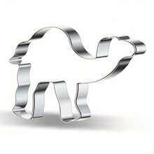1pc Stainless Steel Camel Shaped Cookie Cutter Mold, Festival DIY, - Silver - View 4