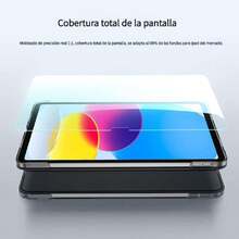 2x Protector de Pantalla para iPad A16 11 Pulgadas 2025 / iPad 10 generación 10.9 Pulgadas 2022 Mica de Cristal Vidrio Templado Screen Protector,35879022 - Morado - Ver 5
