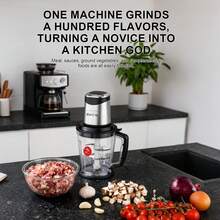 SOKANY 06047 Home Meat Grinder, Multi-Functional Kitchen Cooking Machine. 800W High Power, 2.5L Home Capacity, One-Key Two-Speed, Rotary Adjustment, Six-Blade Spiral Blade, Three-Dimensional Crushing, Detachable, Easy To Clean. Suitable For Processing Meat, Sauce, Chopped Vegetables And Auxiliary Ingredients In The Kitchen.