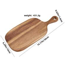 Rosewood Placemat, Wooden Tray With Handle, Portable Cutting Board, Outdoor Camping Dining Mat, Kitchen Chopping Board, Wholesale Cross-Border - Brown - View 10
