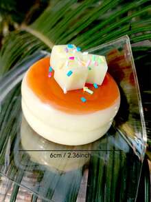 1/6个装 柔软可爱草莓吐司捏捏乐玩具，多层可拆分设计，软萌玩具，解压玩具，Taba软萌玩具，儿童仿真食物，儿童指尖玩具，办公室和旅行减压玩具，适合儿童、青少年和成人