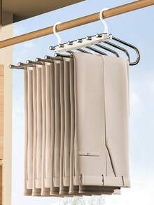 1pc Foldable Pant Rack - Efficient Wardrobe Storage & Organization, Suitable For Jeans, Leggings And Trousers, Ideal For Commercial Use In Shopping Malls And Retail Stores - Multicolor - View 11