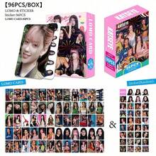 96张K-Pop KATSEYE偶像照片卡收藏套装，人气组合应援卡，经典K-POP收藏卡，节日礼物，全新收藏卡，卡片展示套装，流行音乐周边，盒装装饰卡，人气男团应援卡，K-POP迷你收藏卡，全新收藏卡，卡片展示套装，以及流行音乐周边 - 彩色 - 查看 4