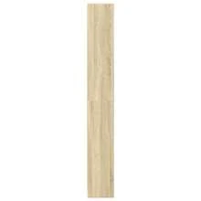 Estante vidaXL Sonoma Oak 40x24x176 cm Material à base de madeira - Castanho - Ver 5