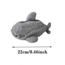 1pcs  Large-Capacity Cartoon Shark Stationery And Pencil Case, Cute Doll Student School Supplies Stationery Storage Bag, Essential Supplies For The Beginning Of School, Creative Student Holiday Gifts - 鯊魚筆袋 - 查看 5