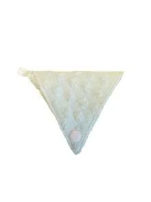 薄荷绿格子弹力创意数码线缆、手机充电器、耳机收纳小三角袋 - 薄荷綠 - 查看 7