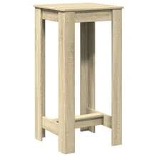 Tavolo da bar vidaXL Sonoma Oak 51x50x103,5 cm Materiale a base di legno - Castano - Visualizzare 3
