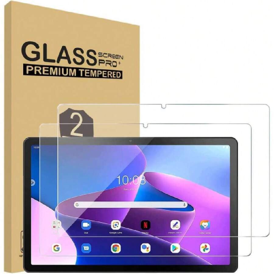 2x Screen Protector For Tab M10 3rd Gen/ Matepad T10s / T10/ Honor Pad X8 10.1 Tempered Glass Screen Protector 9H, 35879026 - 米色 - 查看 1