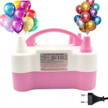 Mini inflador eléctrico de globos, inflador de globos portátil, inflador de globos para decoración de fiestas y cumpleaños (220V-240V 300W), Nota: No apto para globos de 5 pulgadas