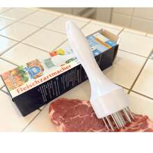 1PC Kitchen Meat Tenderizer, Camping Kitchen Tool, Stainless Steel Meat Tenderizer, Suitable For Home Kitchen ScenesTools For Making Steak(Random Color) - Random - View 3