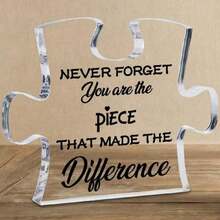 1pc Acrylic Retirement Thank You Gift, Suitable For Female Colleagues, Can Also Be Used As Retirement Gift, Thank You Gift, Or Employee Gift, Birthday Gift, Graduation Gift - Size - View 8