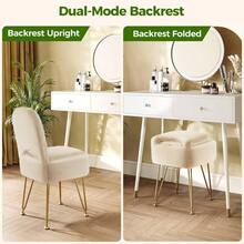 Vanity Stools - Camel - View 5