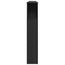 vidaXL Testiera Armadio effetto rovere nero 180 x 18,5 x 102,5 cm - nero - Visualizzare 7