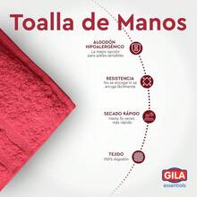 Hand Towels - Red - View 2