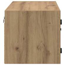 Pensili a muro vidaXL, 2 pezzi, Rovere Artigianale, 68 x 37 x 35 cm, legno composito - Castano - Visualizzare 7