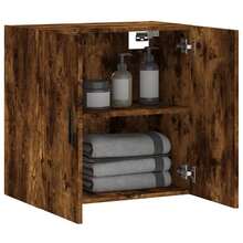 Mobiletto a parete vidaXL rovere affumicato 60x31x60 cm, materiale a base di legno - Castano - Visualizzare 4