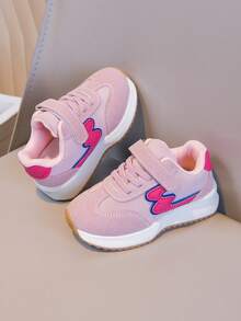 新款女童运动鞋、跑步鞋、休闲鞋、运动鞋、网球鞋、软底幼儿鞋、婴儿鞋 - 粉色 - 查看 15