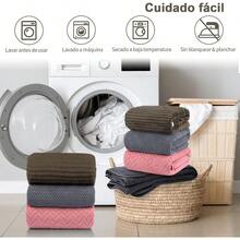 PZW-3Pcs Juego de Toallas de Baño Absorbentes Ultra Suaves de Gran Tamaño Toalla de Microfibra de Secado Rápido Toallas para Baño Hogar Hotel Piscina Combinación 28766 - Combinación2 - Ver 6