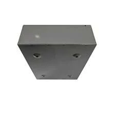 Metalowa skrzynka pocztowa do montażu na ścianie z zamkiem, trwała stalowa skrzynka pocztowa do domu i biura, 26*20*7,5 cm, odporna na warunki atmosferyczne, kolor czarny - Czarne - Zobacz 4