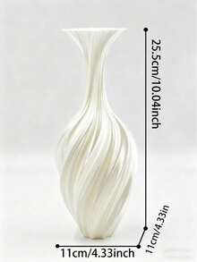 Bộ 1 bình hoa nhựa kiểu Bắc Âu, bình hoa trang trí nhà cửa bằng nhựa in 3D, bình hoa minh họa, phong cách , trang trí nhà cao cấp. - Nhiều màu - Xem 6