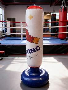 Bao đấm hơi, bao đấm đứng độc lập, bao đấm tập trung, thích hợp cho luyện tập Karate, Taekwondo, bao đấm giảm căng thẳng. - Đỏ - Xem 1