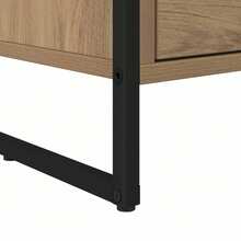 Larryhot Mobile TV con cassetto Rovere Artigianale 100 x 36 x 49.5 cm,Robusto e durevole, facile da montare, la scelta ideale per l'arredamento della casa - Castano - Visualizzare 10