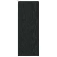 Estante vidaXL Preta 34x31x80 cm Material à base de madeira - Preto - Ver 5