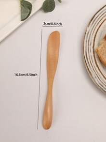 2pcs Ceramic Butter Dish With Wooden Butter Knife Set, Kitchen Handmade Rustic Ceramic Butter Tray With Lid