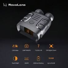2.5K Binocular Night-Visions Device 10X Binocular Day Night Use Photo Video Taking Digital Zoom For Hunting Boating, Battery Powered (Included 2000mAh);Thansgiving Christmas Gift - R18 Green - View 2