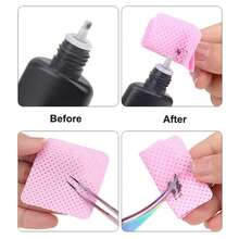 600pcs Cleaning Cotton Pads Wipes - With Portable Storage Box Set, Non-Woven Fabric Nail Cleaning Wipes, Nail Cleansing Pads, Nail Polish Remover, Lint-Free Nail Wet Wipes, Eyelash Extension Glue Removal Pads, Manicure Supplies, Manicure Tools, Manicure Enthusiasts Cleaning Products