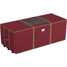 TLL  Elf Stor 83-DT5172 - Bolsa de almacenamiento de Navidad con ruedas rojas para árboles de hasta 12 pies pies9917 - Rojo - Ver 4