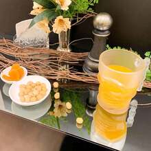 Jogo 10 Suporte para Papel de Mesa 12,5cm Cristal Dublin Lyor Porta Guardanapos - Transparente - Visão 4