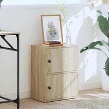 Estantería vidaXL Sonoma Oak 40x24x52 cm Material a base de madera - Marrón - Ver 2