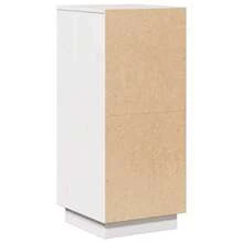 Aparador vidaXL Branco 31,5x34x75 cm em Madeira Maciça de Pinheiro - Branco - Ver 9