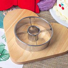 2pcs/6pcs Stainless Steel Donut Cutter, Multifunctional Donut Cutter With Center Hole, 4.13 Inch Donut Hole Cutter For Mousse, Bagels, Cookies And Other Baked Goods - Silver - View 5