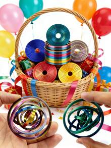 1pc 3D Printed Novelty Spinning Fidget Ring, Adult Fun Gift - Made Of PLA Material, Mini Creative Finger Spinner, Designed With Rotational Gyroscope, Suitable For Office And Gaming, Perfect Party Favor - Multicolor - View 5